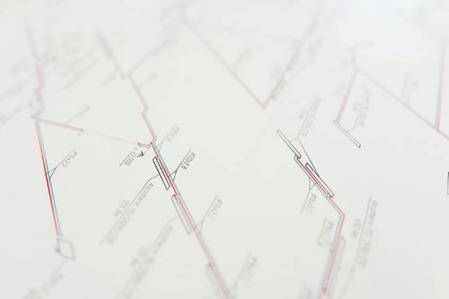 Construction blueprint